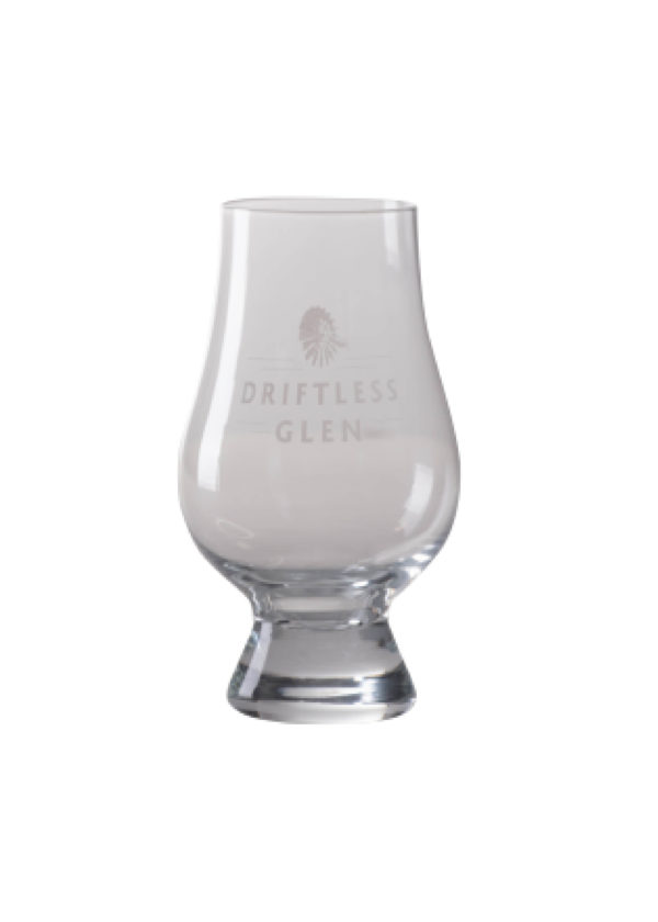 glen cairn glass on white background